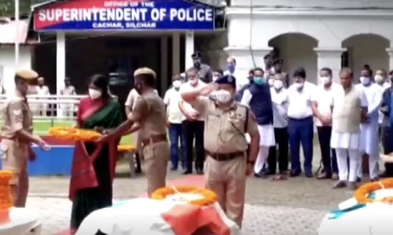 India Police Pay Tribute to Officers Killed During Clashes With Border State