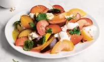 Stone Fruit Salad With Lemon Balm