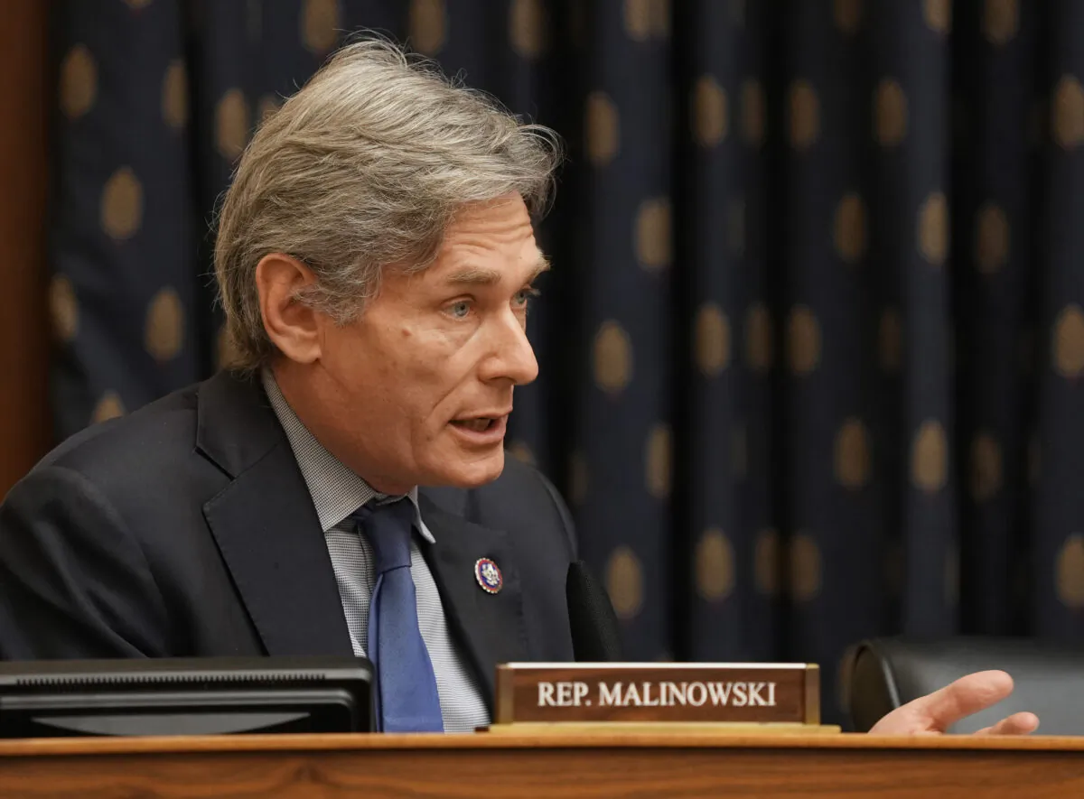 Rep. Tom Malinowski speaks as U.S. Secretary of State Antony Blinken testifies before the House Committee on Foreign Affairs on the Biden administration's Priorities for U.S. Foreign Policy on Capitol Hill in Washington, on March 10, 2021. (Ken Cedeno-Pool/Getty Images)