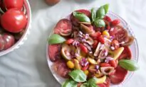 Tomato and Stone Fruit Salad