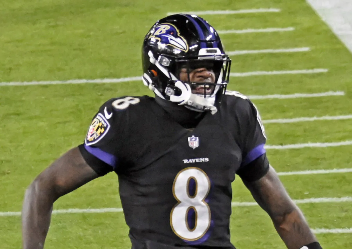 Baltimore Ravens quarterback Lamar Jackson has tested positive for COVID-19 for the second time since November. (Kenneth K. Lam/Baltimore Sun/TNS)