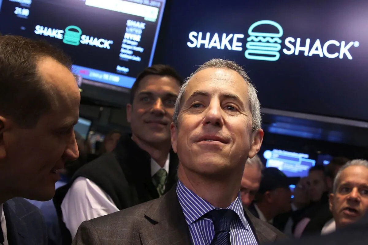 Founder and Chairman of Shake Shack, Danny Meyer, visits the floor of the New York Stock Exchange (NYSE) in New York City on Jan. 30, 2015. (Spencer Platt/Getty Images)