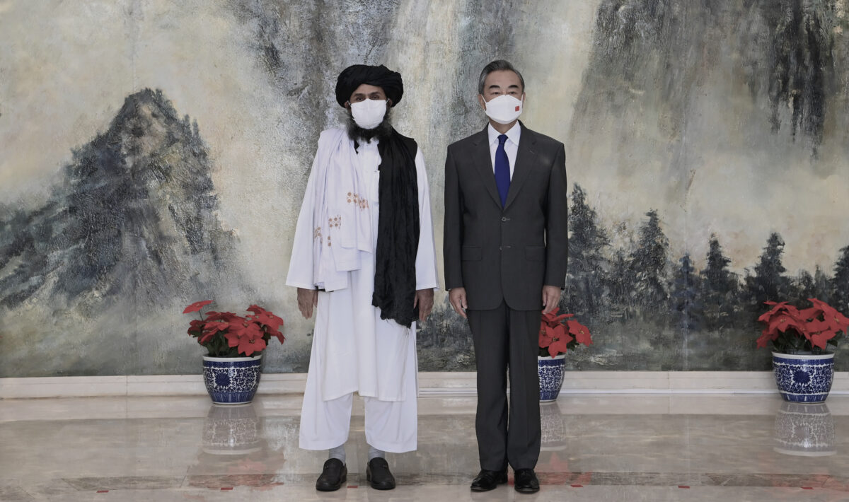 Wangyi and Taliban leader