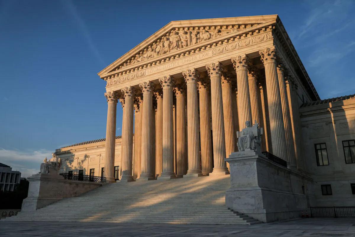 The Supreme Court of the United States in Washington on June 30, 2018. (Charlotte Cuthbertson/The Epoch Times)