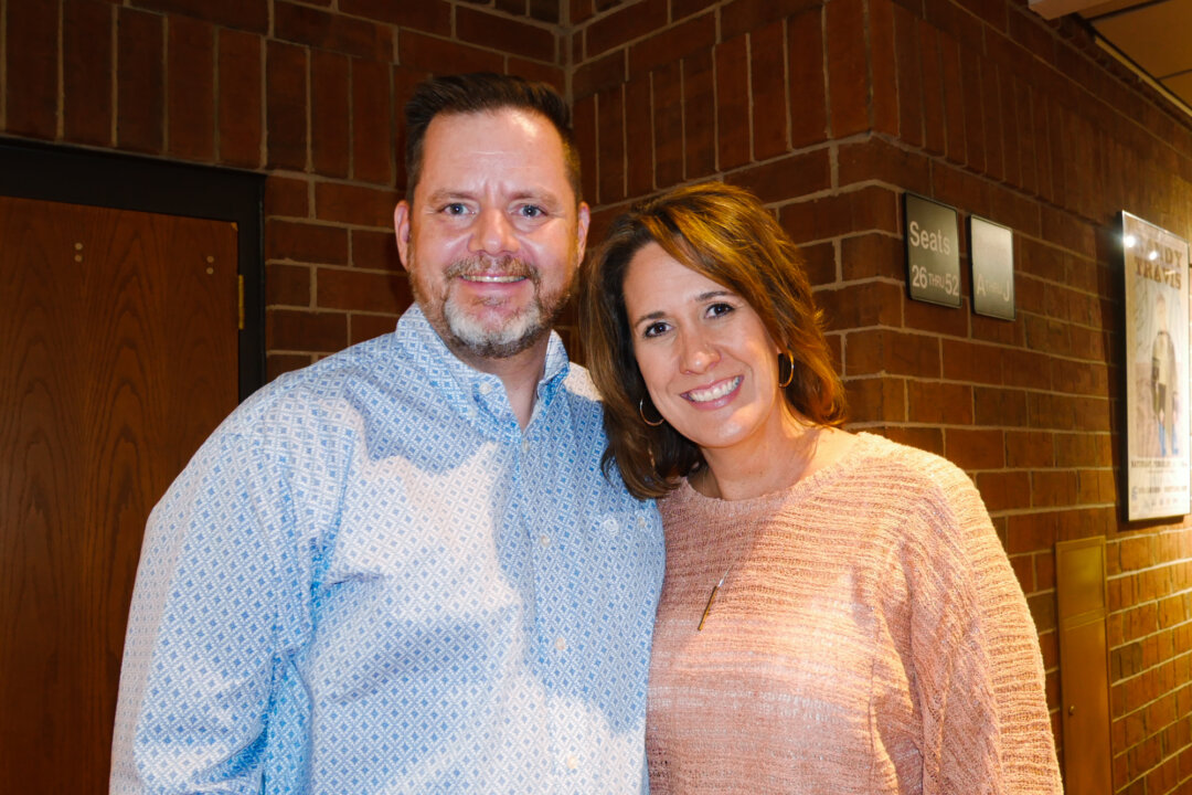 Weston Kurz and Kristin Kurz at the July 31 evening performance of Shen Yun in Greeley, Colorado. (Sherry Dong/The Epoch Times)