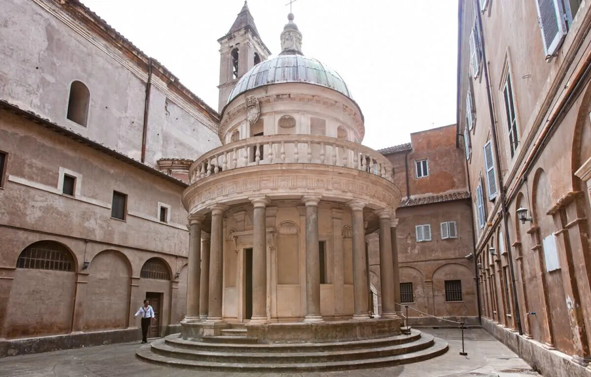 Architect Bramante’s contemporaries recognized the Tempietto for achieving “all'antica” (like the ancients) design. Although at the time it was a modern design, its composition was so perfect that it seemed as though it had always existed. (JHSmith/The Epoch Times)