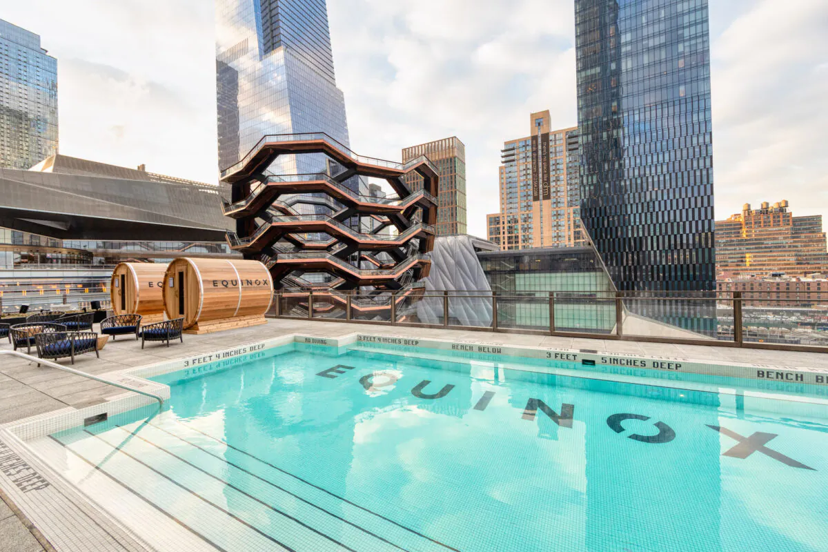 File photo showing an Equinox fitness club in New York City, on Feb. 9, 2020. (Matthew Peyton/Getty Images for Equinox)