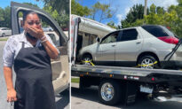 Woman Has to Sell Broken Down Car for Scrap, Ubers and Walks to Work—Until Sheriff Gives Her New Car
