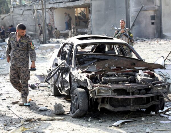 Explosion in Kabul Afghanistan