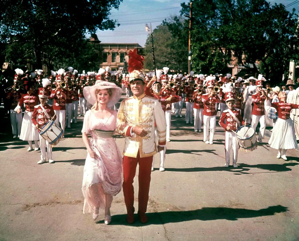 Shirley Jones, Robert Preston and 76 trombones star in the first film version of Meredith Willson's "The Music Man." (Warner Bros.)