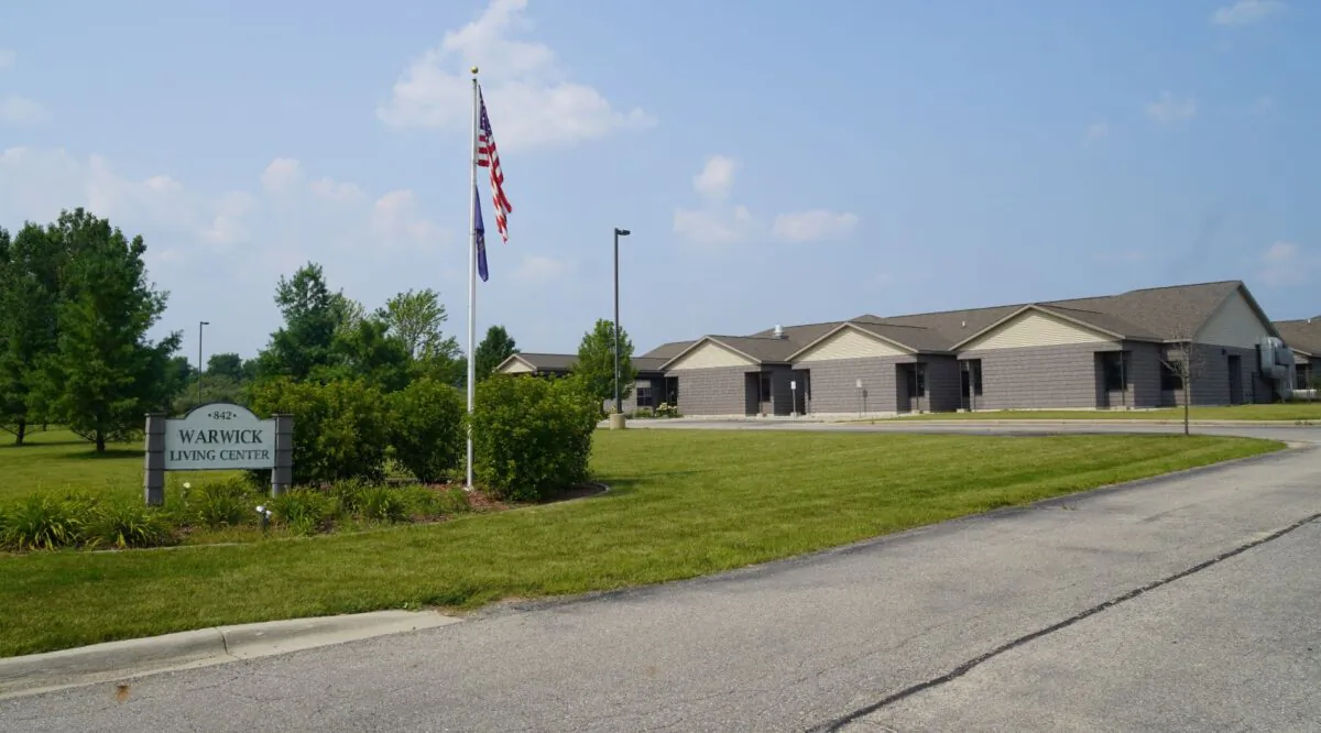 The proposed site for a residential resettlement center for illegal alien teenage boys in Alma, Michigan on August 4, 2021. (Steven Kovac/The Epoch Times)