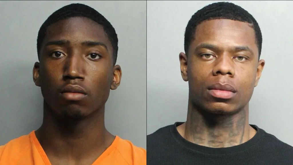 Evoire Collier  and Dorian Taylor. (Miami Dade Corrections)