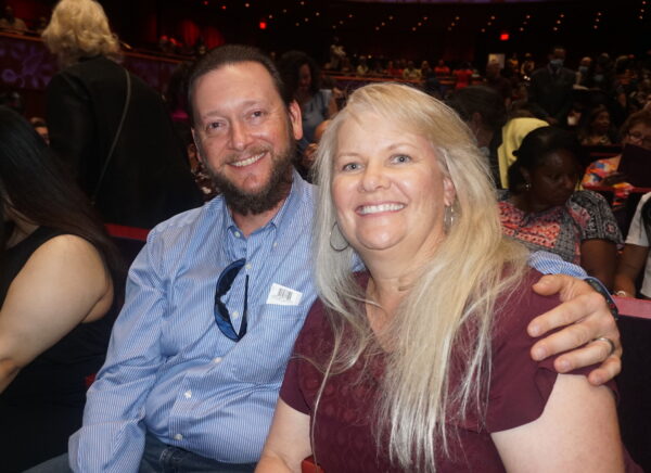 Lance and Kristi Williamson attending Shen Yun's performance.