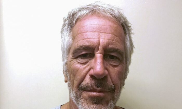 U.S. financier Jeffrey Epstein appears in a photograph taken for the New York State Division of Criminal Justice Services' sex offender registry on March 28, 2017. (New York State Division of Criminal Justice Services/Handout via Reuters)