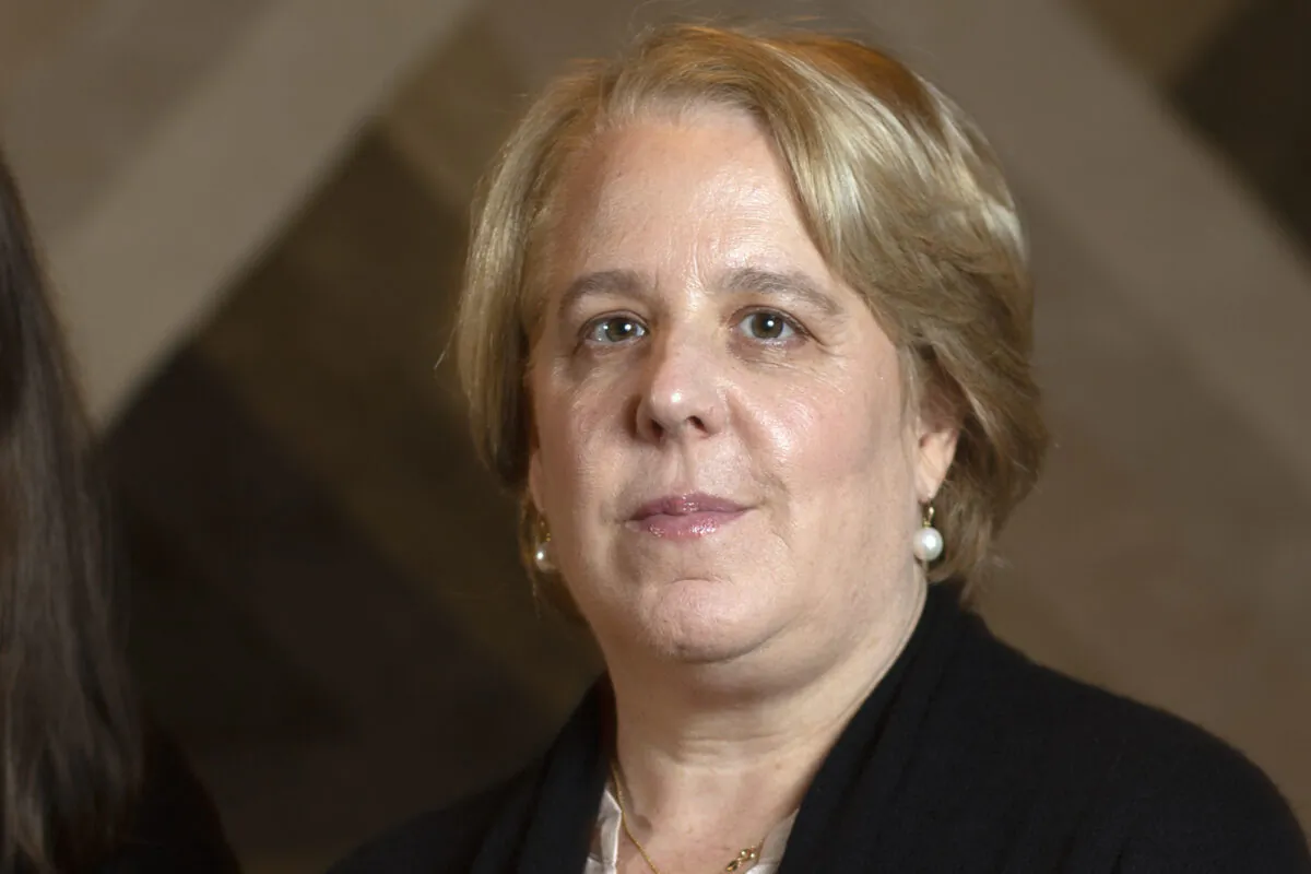 Roberta Kaplan poses for a photo in Atherton Calif., on Nov. 12, 2019. (D. Ross Cameron/AP Photo)