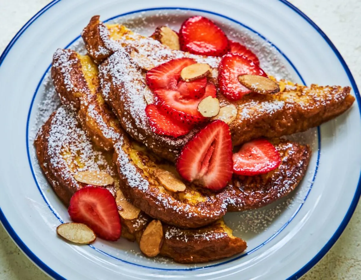 The best bread for pain perdu is day-old or slightly stale bread. (Laura Rege/TNS)