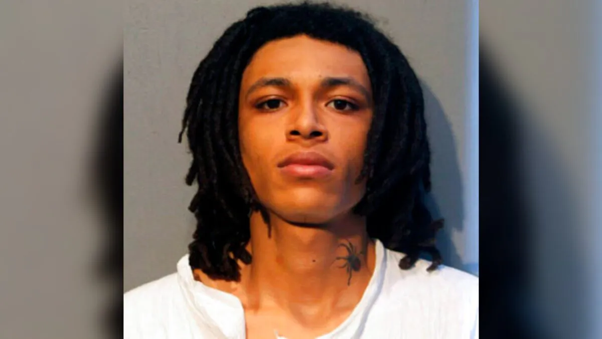 Eric Morgan, one of two brothers who have been charged in a weekend shooting during a traffic stop that left one Chicago police officer dead and another seriously wounded, in an undated booking photo. (Chicago Police Department via AP)