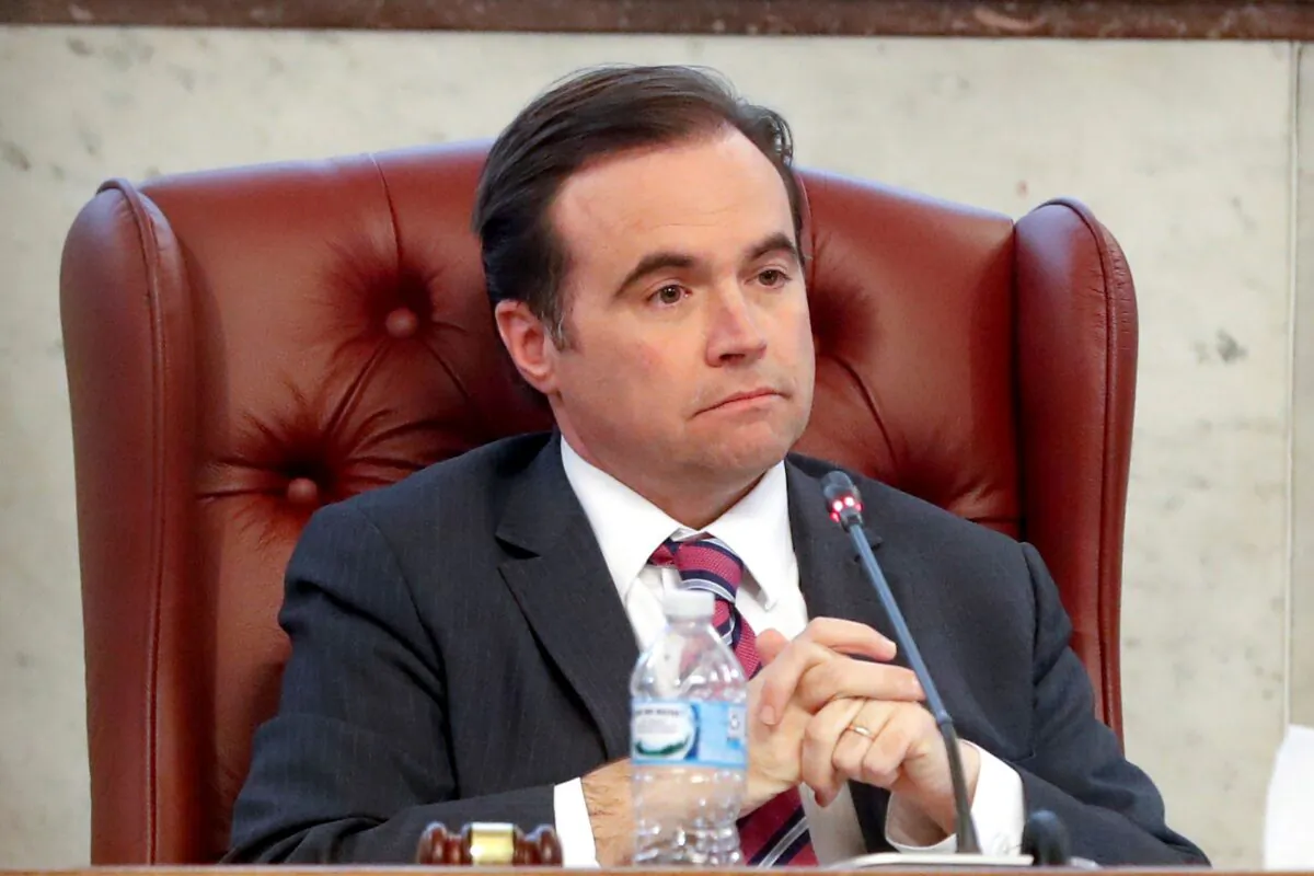 Cincinnati Mayor John Cranley listens during a city council meeting in Cincinnati, on March 21, 2018. (John Minchillo/File/AP Photo)