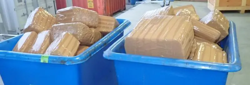 San Diego border officers seized 2.8 tons of meth and fentanyl at Otay Mesa Commercial Facility, in California, on Aug. 5, 2021. (U.S. Customs and Border Protection)