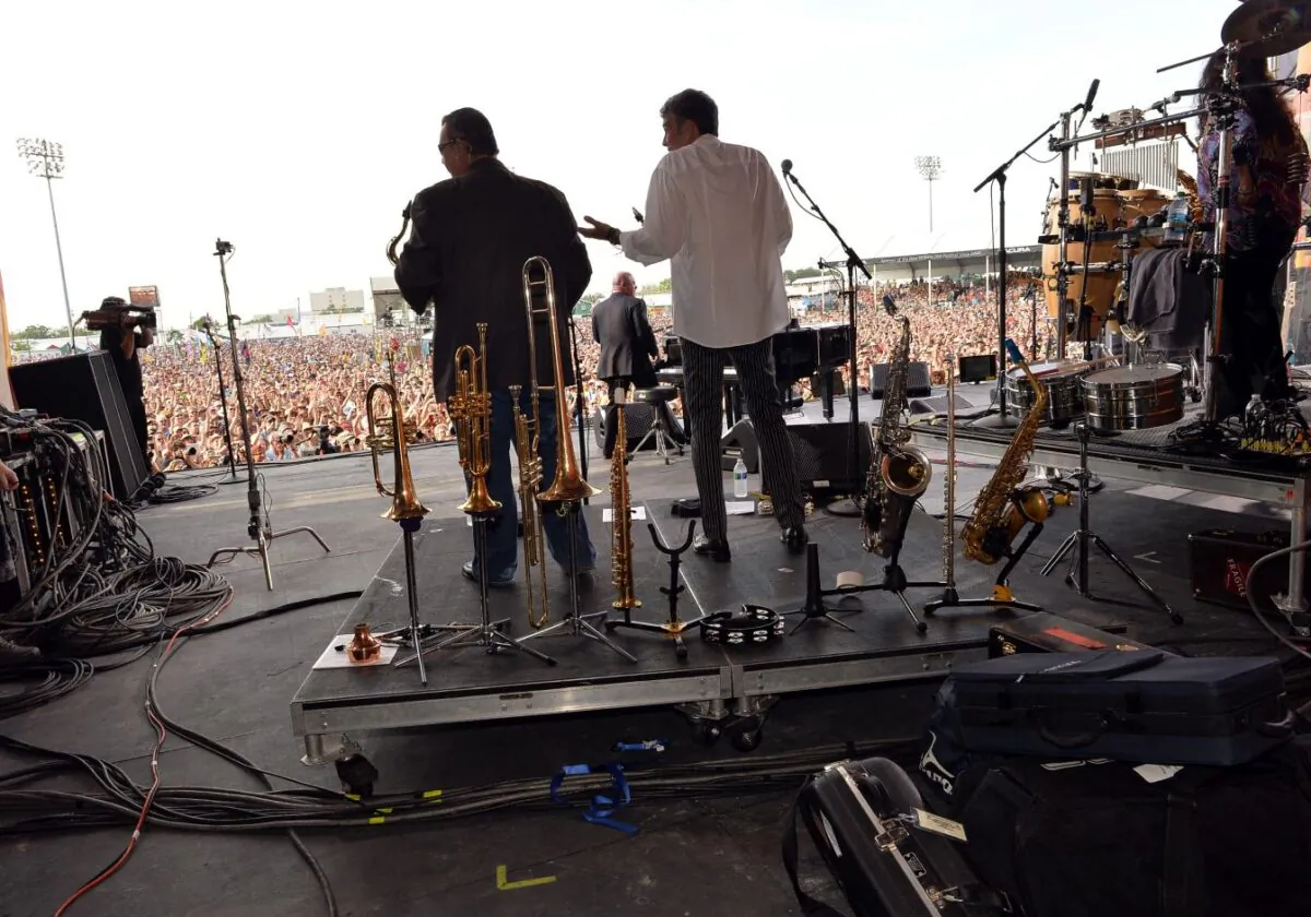 Billy Joel performs at the 2013 New Orleans Jazz Festival at Fair Grounds Race Course in New Orleans, La., on April 27, 2013. (Rick Diamond/Getty Images)