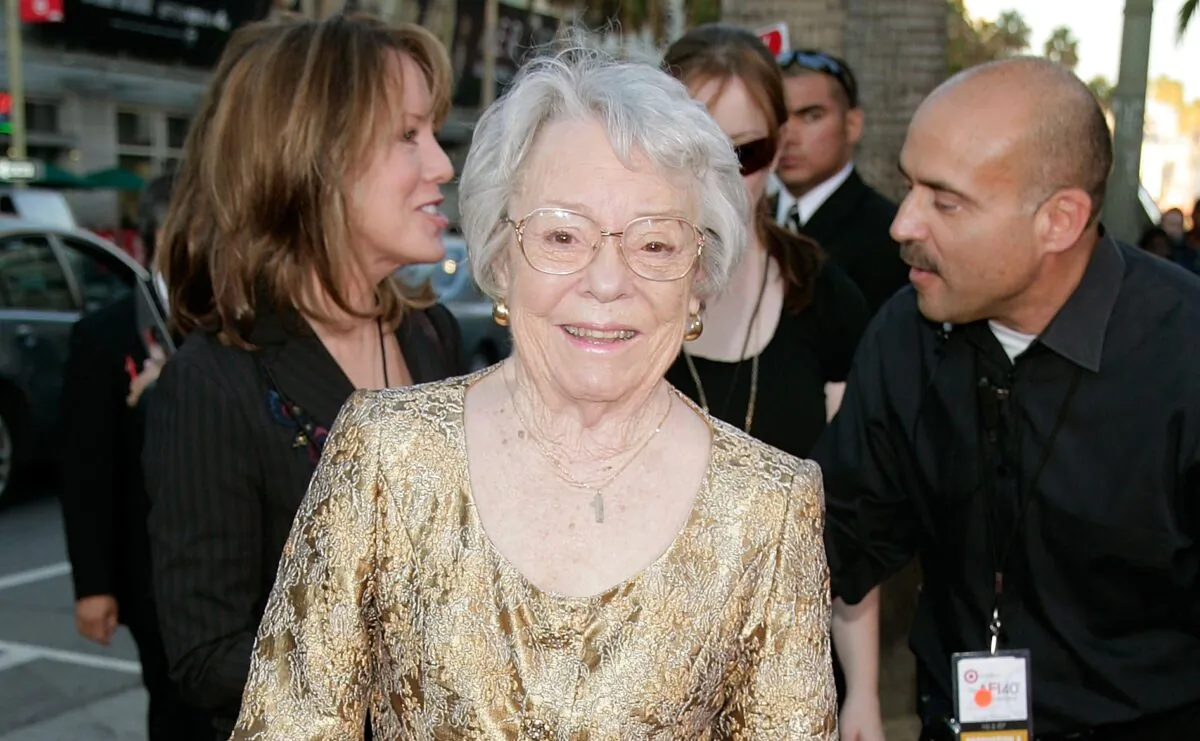Patricia Hitchcock O'Connell arrives at AFI's 40th Anniversary celebration presented by Target held at Arclight Cinemas, in Hollywood, Calif., on October 3, 2007. (Kevin Winter/Getty Images for AFI)