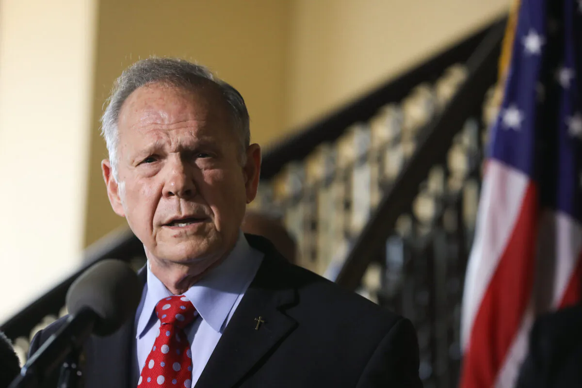 Roy Moore at a press conference in Montgomery, Alabama, on June 20, 2019. (Jessica McGowan/Getty Images)