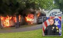 Bodycam Shows Tennessee Police Officer Run Into Explosive House Fire to Rescue Disabled Woman