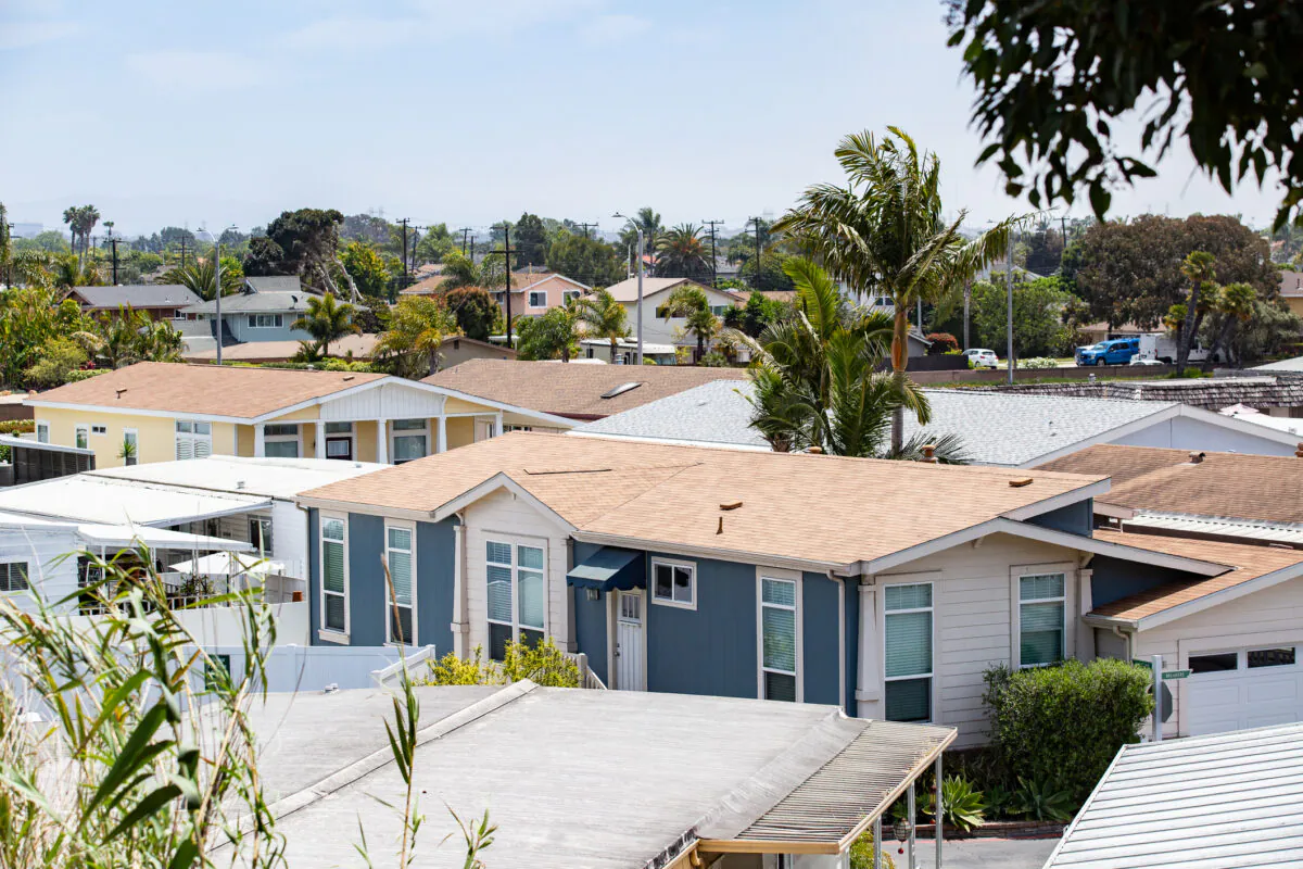 A neighborhood in Huntington Beach, Calif., on May. 5, 2021. (John Fredricks/The Epoch Times)