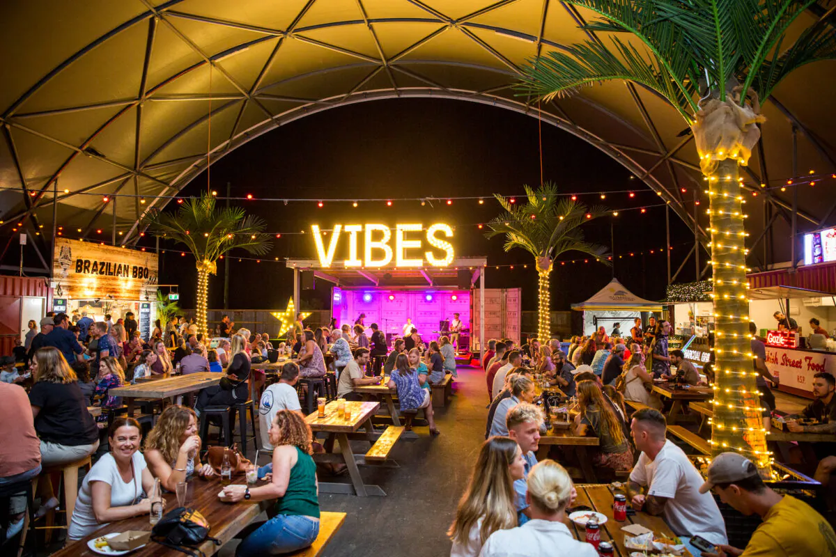 Vibes stage at NightQuarter live music venue at Sunshine Coast, Australia. (NightQuarter)