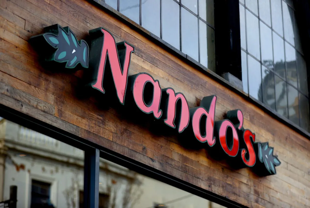 A Nando's restaurant in Nottingham, UK, on May 26, 2020. (Tim Goode/PA)