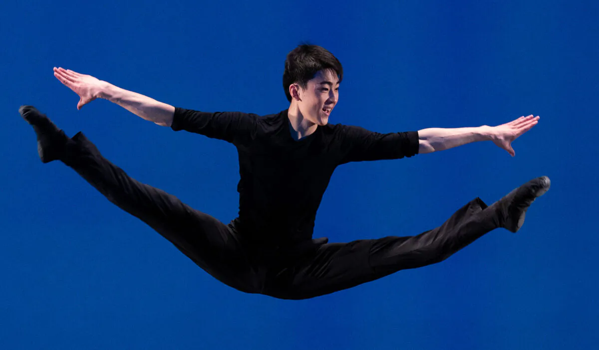 Michael Hu was captivated by the gravity-defying leaps and depth of storytelling at a Shen Yun Performing Arts performance. It initially sparked his dream of becoming a dancer. (Edward Dye)