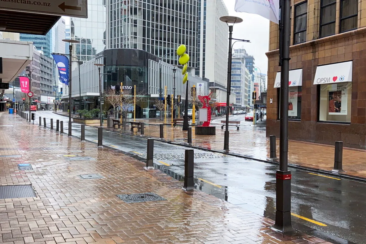 Lambton Quay in Wellington New Zealand. (Praveen Menon/Reuters)
