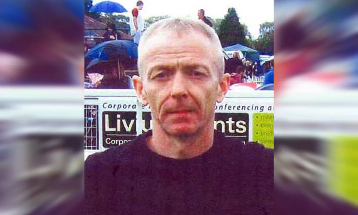 Mark Barrott, 54, who West Yorkshire Police are trying to trace after his wife, Eileen Barrott, was found dead at a property in the Whinmoor area of Leeds, in an undated handout. (West Yorkshire Police/PA)