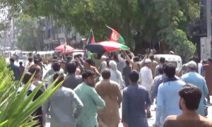 Taliban Fire Guns as Protesters Wave Afghan Flag on Independence Day, Videos Show