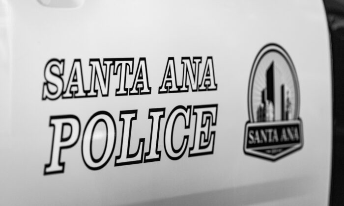 Santa Ana Police Department in Santa Ana, Calif., on March 11, 2021. (John Fredricks/The Epoch Times)