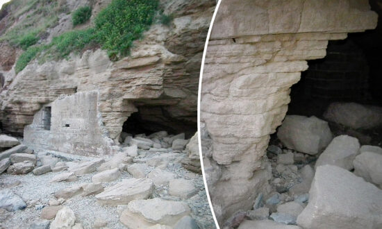 Archaeologist Discovers Previously Unrecorded WWII Bunker at Base of Cliffs at Saunton Sands in UK