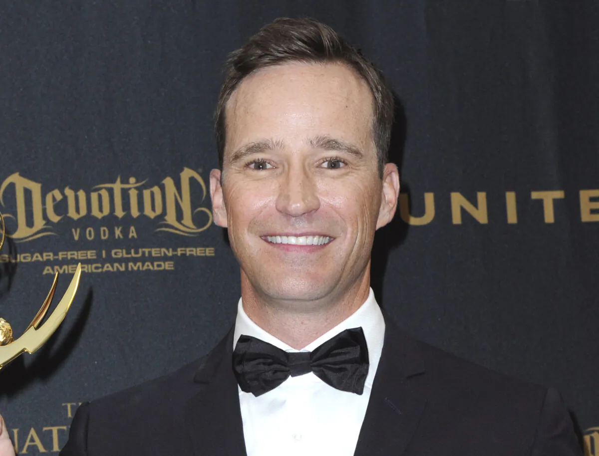 Producer Mike Richards poses in the pressroom at the 43rd annual Daytime Emmy Awards in Los Angeles, Calif., on May 1, 2016. (Richard Shotwell/Invision/File/AP)