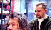 Kind Barber Gives Homeless Man an Amazing Makeover