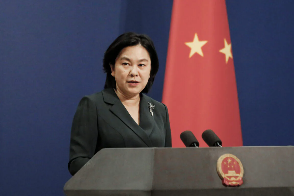 China's Foreign Ministry spokeswoman Hua Chunying attends a news conference in Beijing, China, on Oct. 9, 2020. (Thomas Suen/File/Reuters)