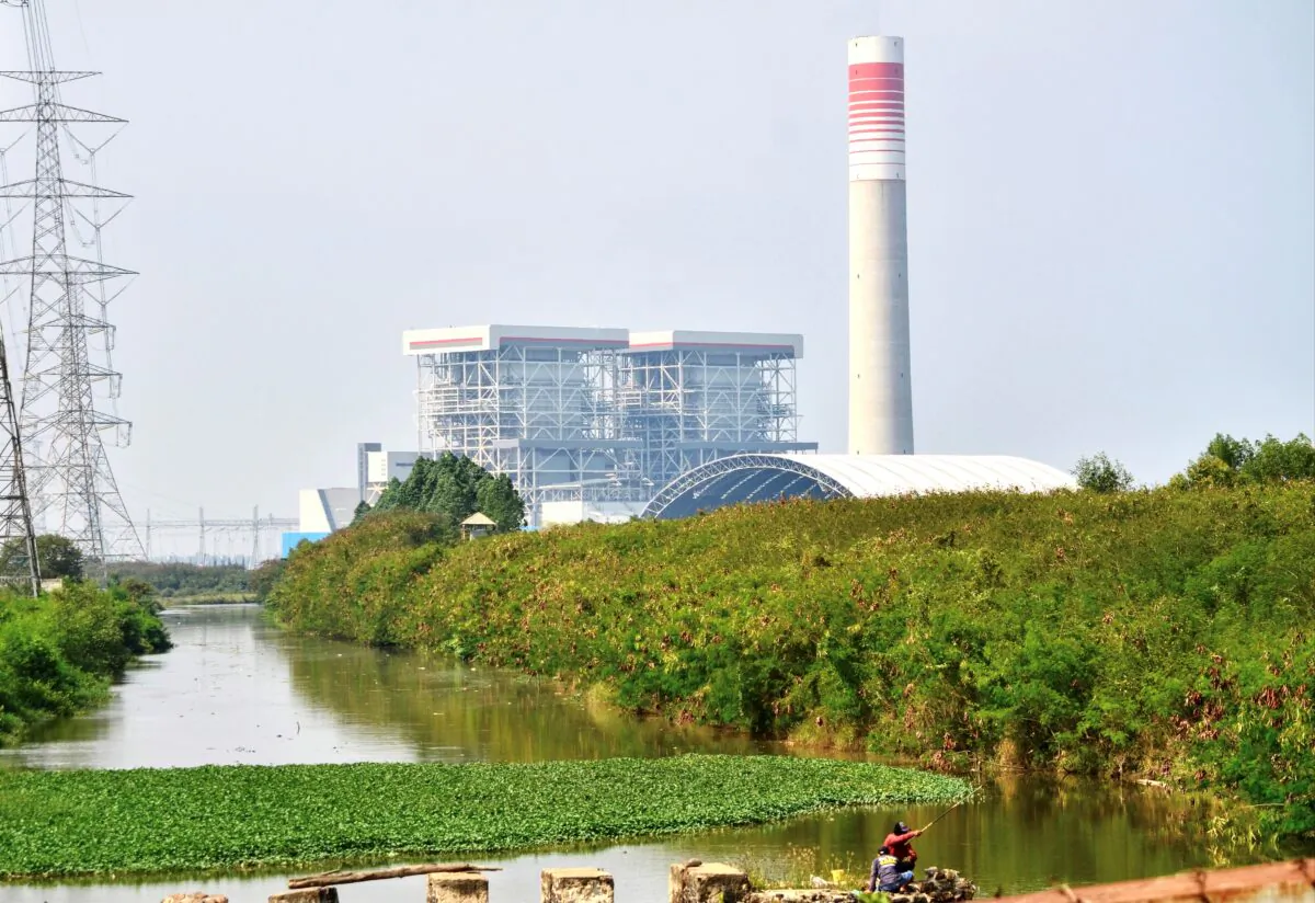 The Java 7 power plant in Serang, Banten, Indonesia on Oct. 29, 2020. (Ronald Siagian/AFP via Getty Images)