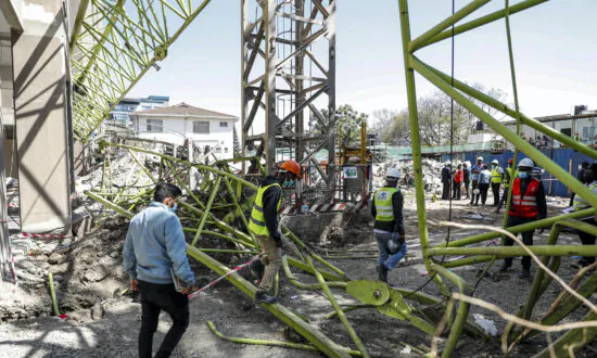 9 Dead After Crane Collapses in Kenya’s Capital: Police