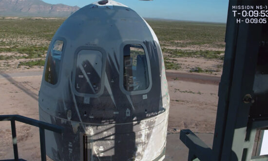 Blue Origin Launches Artwork, Moon-Landing Test Into Space