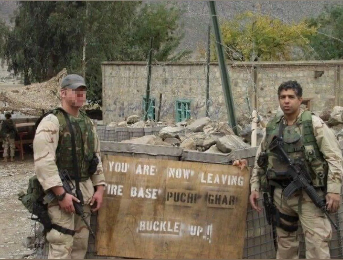 Lt. Col. Omar Hamada, a former U.S. Special Forces flight surgeon, is seen in a 2002 file photograph in Afghanistan. (Courtesy of Omar Hamada)