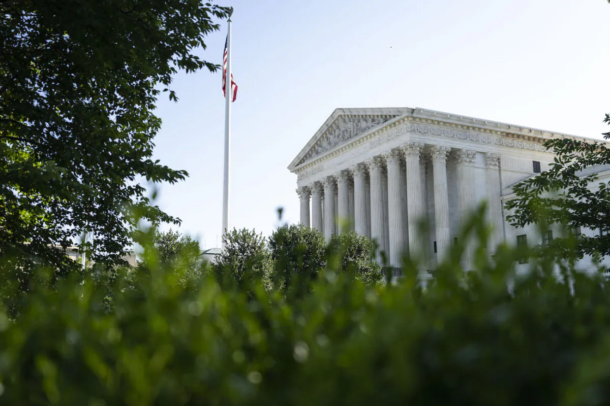 The U.S. Supreme Court in Washington on June 28, 2021. (Drew Angerer/Getty Images)