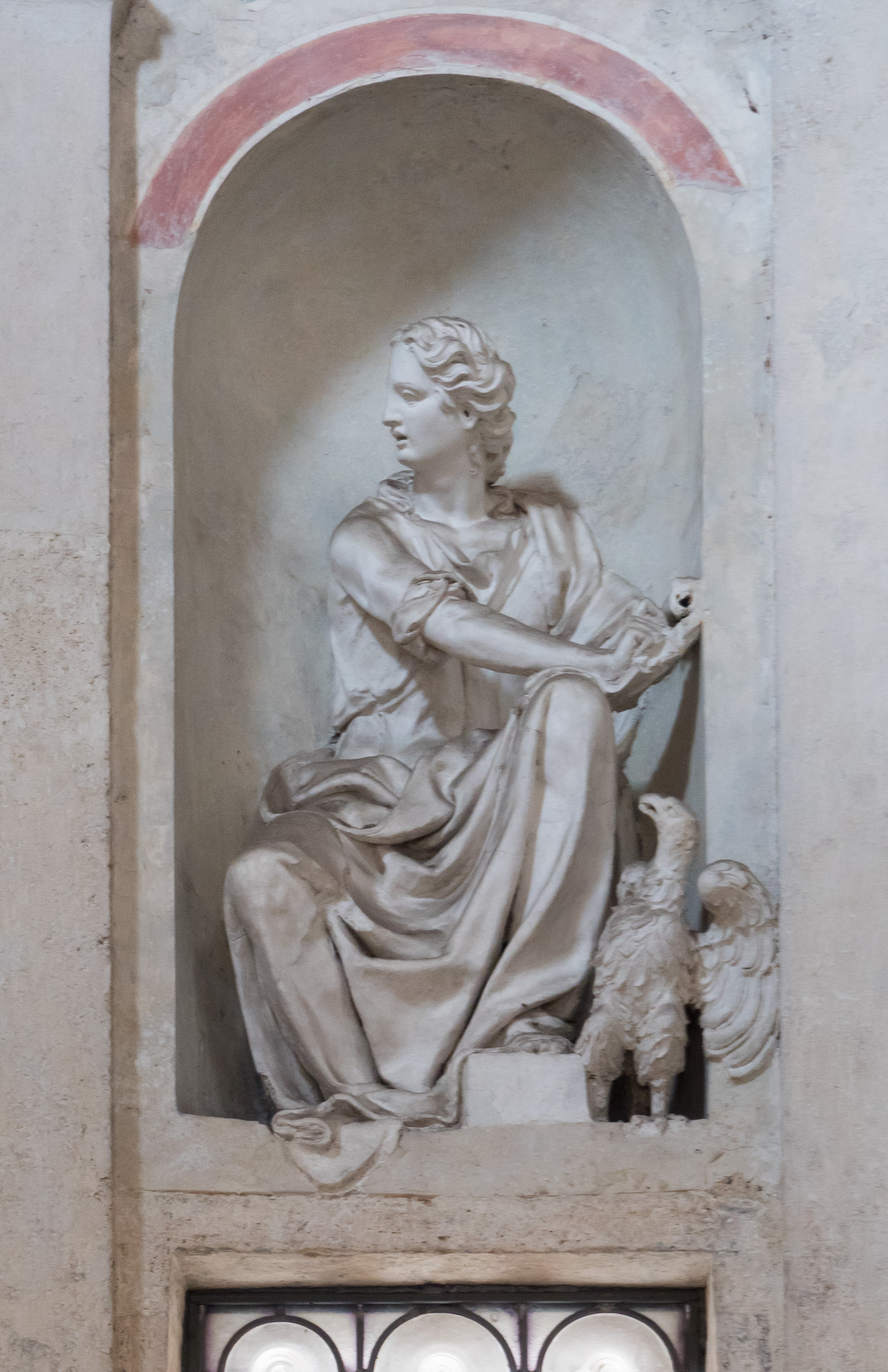 Tempietto, Johannes-Statue