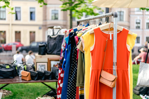 Clothes,On,The,Rail,On,The,Summer,Outdoor,Vintage,Fashion