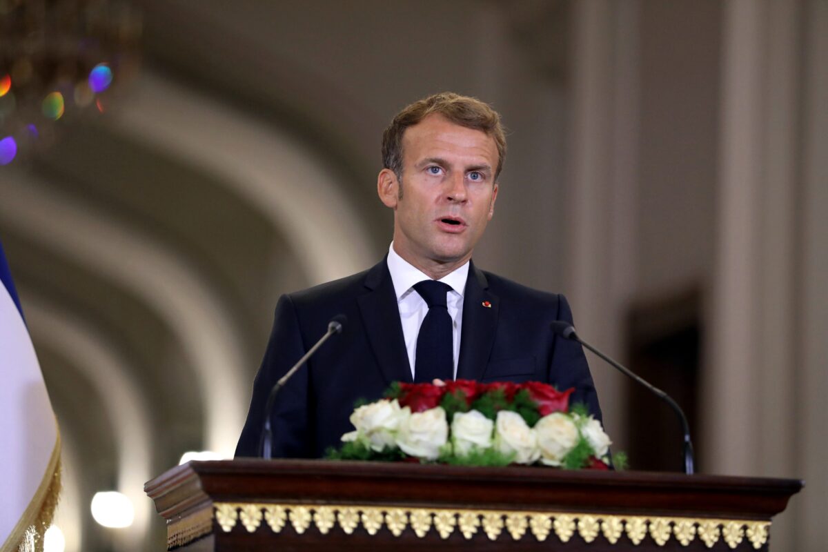 French President Emmanuel Macron visits Iraq