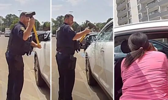Mom Accidentally Locks Baby in Hot Car With Keys, Calls Police Who Smash Window to Save Her