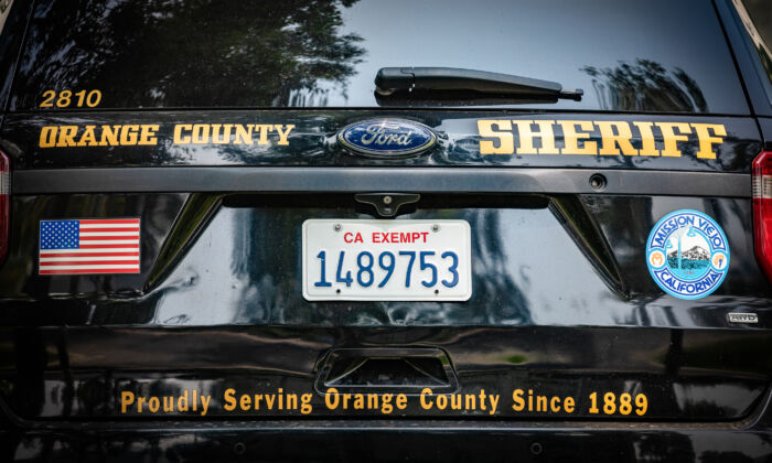 Orange County Sheriff's Department, Lake Forest, Calif., on Sept. 14, 2020. (John Fredricks/The Epoch Times)