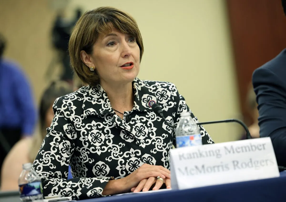 U.S. Rep. Cathy McMorris Rodgers (R-Wash.) at the U.S. Capitol on June 29, 2021. (Kevin Dietsch/Getty Images)